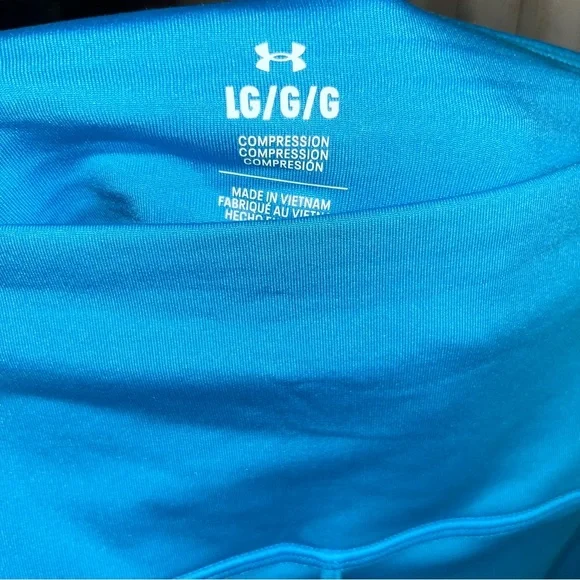 Under Armor Blue Compression Leggings - Picture 6 of 6